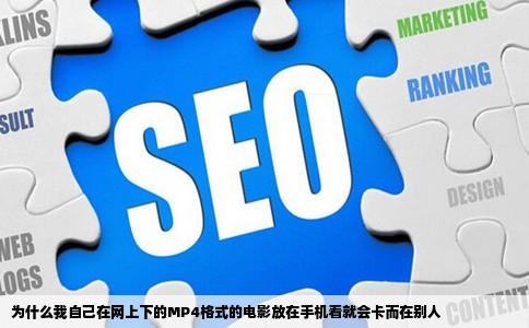 为什么我自己在网上下的MP4格式的电影放在手机看就会卡而在别人