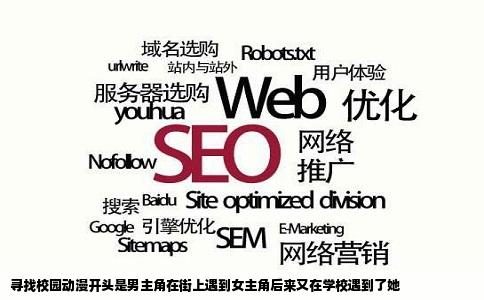 寻找校园动漫开头是男主角在街上遇到女主角后来又在学校遇到了她