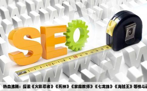 热血沸腾：探索《火影忍者》《   神》《家庭教师》《七龙珠》《海贼王》等格斗动漫的魅力