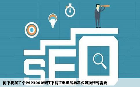 问下我买了个PSP3000现在下载了电影然后怎么转换格式需要