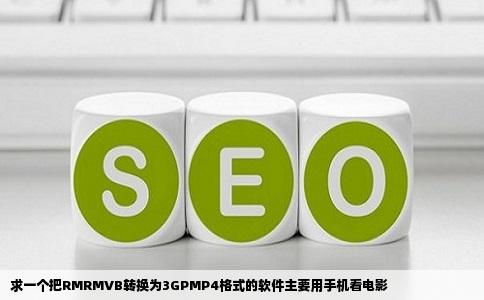 求一个把RMRMVB转换为3GPMP4格式的软件主要用手机看电影
