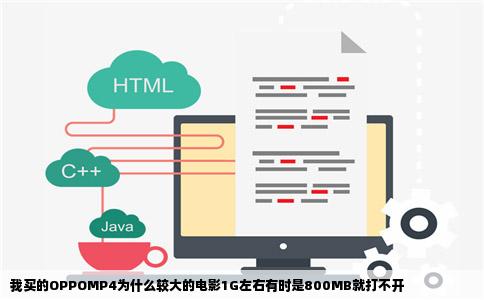 我买的OPPOMP4为什么较大的电影1G左右有时是800MB就打不开