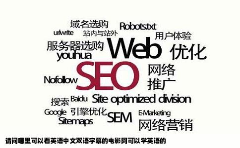 请问哪里可以看英语中文双语字幕的电影阿可以学英语的