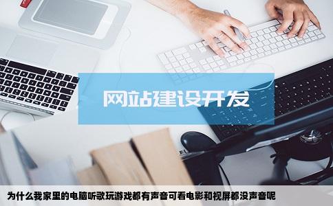 为什么我家里的电脑听歌玩游戏都有声音可看电影和视屏都没声音呢