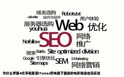 为什么苹果4代手机我用ITunes把电脑下载来的电影拖进去没反应