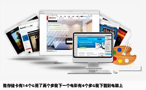 我存储卡有14个G用了两个多我下一个电影有4个多G我下载到电脑上
