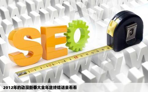 2012年的动漫新番大全年底终结进来看看