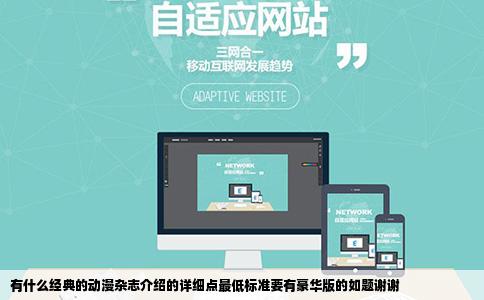 有什么经典的动漫杂志介绍的详细点最低标准要有豪华版的如题谢谢