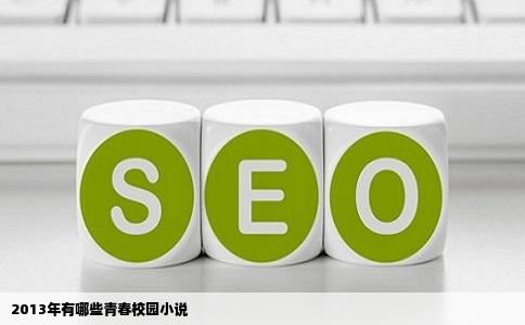 2013年有哪些青春校园小说