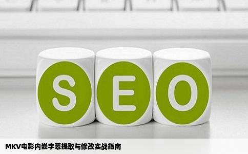 MKV电影内嵌字幕提取与修改实战指南