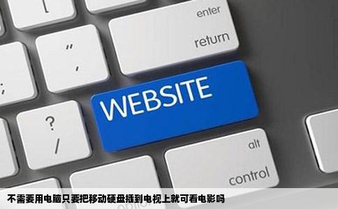 不需要用电脑只要把移动硬盘插到电视上就可看电影吗