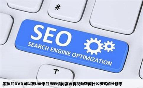 家里的DVD可以放U盘中的电影请问需要将视频转成什么格式和分辨率