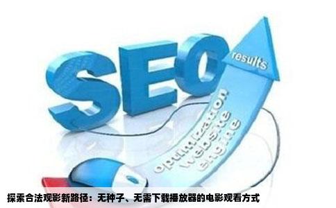 探索合法观影新路径：无种子、无需下载播放器的电影观看方式
