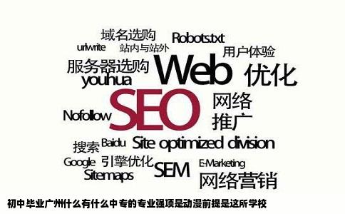 初中毕业广州什么有什么中专的专业强项是动漫前提是这所学校