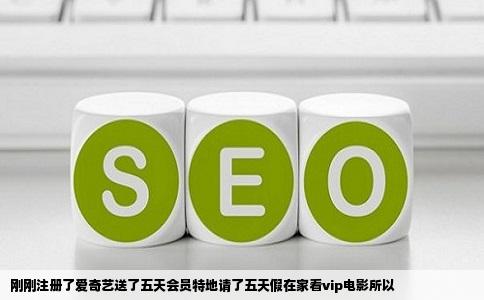 刚刚注册了爱奇艺送了五天会员特地请了五天假在家看vip电影所以