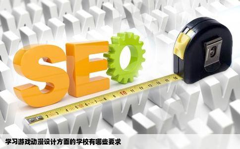 学习游戏动漫设计方面的学校有哪些要求