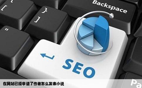 在网站已经申请了作者怎么发表小说