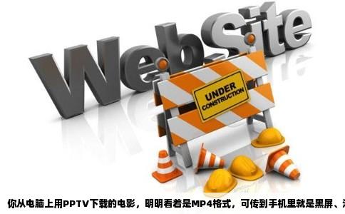 你从电脑上用PPTV下载的电影，明明看着是MP4格式，可传到手机里就是黑屏、没声音，甚至直接提示“无法播放”。这事儿我太熟了，身边好些人都遇到过，第一反应都是“这MP4是不是假的”，其实真不是格式的锅，问题出在MP4这个盒子太能装了。