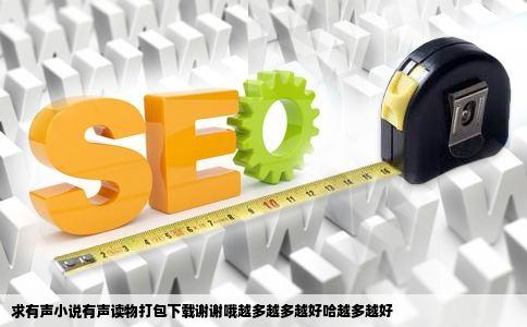 求有声小说有声读物打包下载谢谢哦越多越多越好哈越多越好