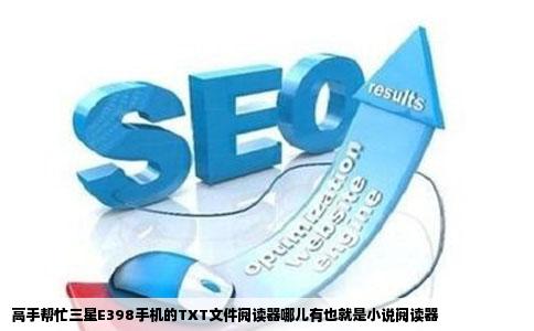 高手帮忙三星E398手机的TXT文件阅读器哪儿有也就是小说阅读器