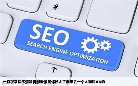 一首歌歌词不清楚有那些微笑你长大了要学会一个人面对XX的