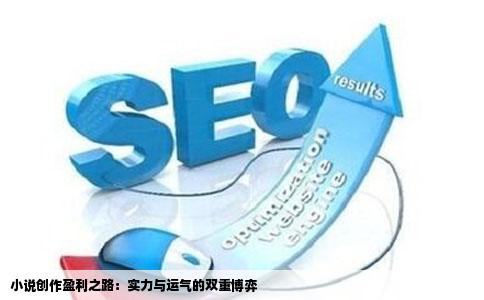 小说创作盈利之路：实力与运气的双重博弈