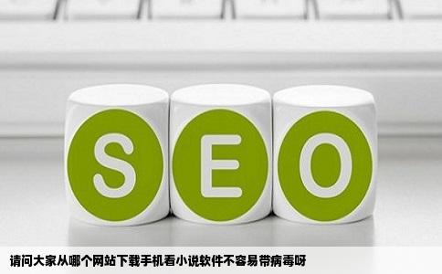 请问大家从哪个网站下载手机看小说软件不容易带病毒呀