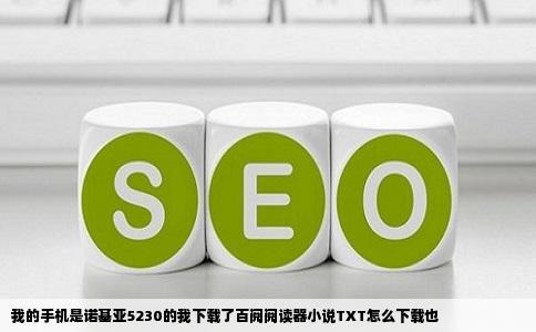 我的手机是诺基亚5230的我下载了百阅阅读器小说TXT怎么下载也