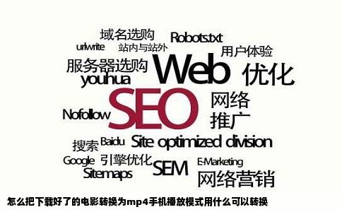 怎么把下载好了的电影转换为mp4手机播放模式用什么可以转换