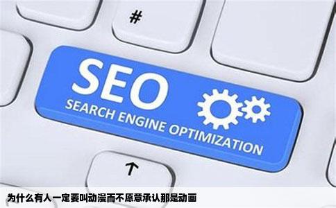 为什么有人一定要叫动漫而不愿意承认那是动画