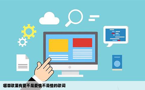 哪首歌里有爱不是爱情不是情的歌词