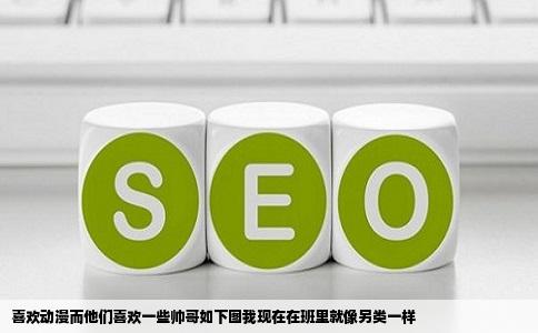 喜欢动漫而他们喜欢一些帅哥如下图我现在在班里就像另类一样