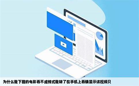为什么我下载的电影看不成格式我转了在手机上看确显示该视频只