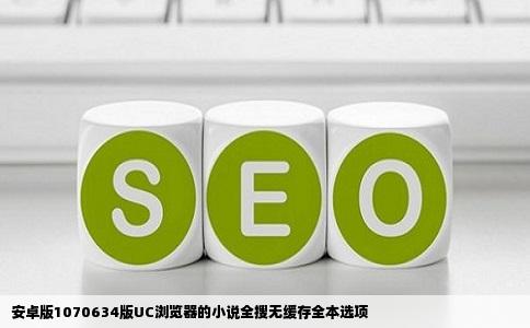 安卓版1070634版UC浏览器的小说全搜无缓存全本选项