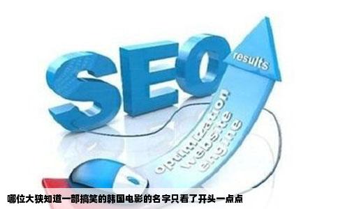 哪位大狭知道一部搞笑的韩国电影的名字只看了开头一点点