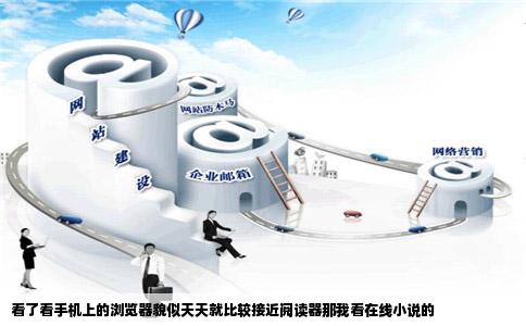 看了看手机上的浏览器貌似天天就比较接近阅读器那我看在线小说的