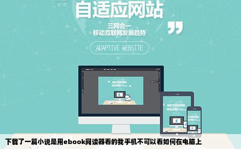下载了一篇小说是用ebook阅读器看的我手机不可以看如何在电脑上
