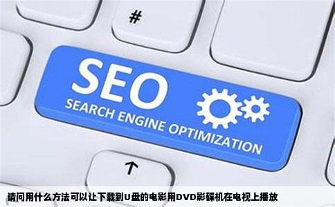 请问用什么方法可以让下载到U盘的电影用DVD影碟机在电视上播放