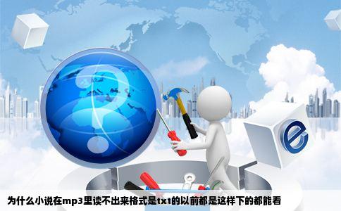 为什么小说在mp3里读不出来格式是txt的以前都是这样下的都能看